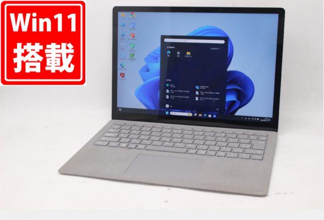 中古 2K対応 タッチ 13.5型 Microsoft Surface Laptop2 Windows11 八世代 i5-8350U 8GB NVMe 256GB-SSD カメラ 無線 Office付 中古パソコン 管:1101m